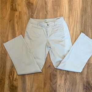 Chico's Neutral Cream Straight Pants
